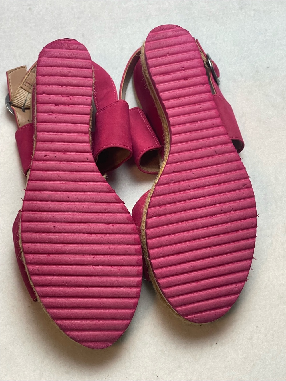 Life Stride Pink Fuchsia Double-Strap Wedges - Picture 7 of 7